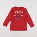 Vertbaudet - tee-shirt rouge - 8 ans