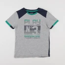 Vertbaudet - tee-shirt gris - 8 ans