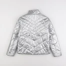 IKKS - doudoune réversible argent, bleu - 10 ans