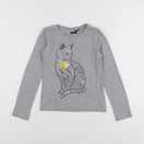 IKKS - tee-shirt gris - 8 ans
