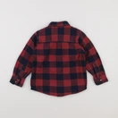 Vertbaudet - chemise bleu, rouge - 4 ans