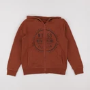 Vertbaudet - sweat marron - 10 ans