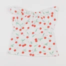 Vertbaudet - tee-shirt blanc, rouge - 9 mois