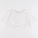 Zara - blouse blanc - 3/6 mois
