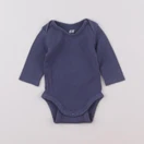 H&M - body bleu - 0/1 mois