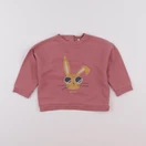 Vertbaudet - sweat rose - 2 ans