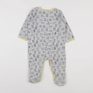 Petit Bateau - pyjama coton gris, jaune - 12 mois