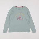Vertbaudet - tee-shirt vert, or - 12 ans