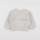 H&M - sweat beige - 6/9 mois
