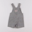 Petit Bateau - salopette gris - 6 mois