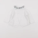 Cyrillus - pull blanc - 6 mois