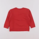 Vertbaudet - sweat rouge - 3 ans