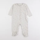 Vertbaudet - pyjama coton beige - 18 mois