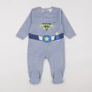 La Redoute - pyjama velours bleu - 18 mois
