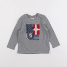 IKKS - tee-shirt gris - 18 mois