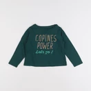Vertbaudet - tee-shirt vert - 2 ans