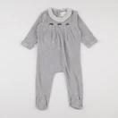 Jacadi - pyjama velours gris - 24 mois