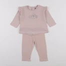 La Redoute - pyjama coton rose - 12 mois