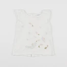 Carrément Beau - tee-shirt blanc - 6 mois