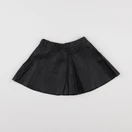 H&M - jupe simili cuir noir - 3/4 ans