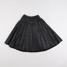 Zara - jupe simili cuir noir - 6 ans