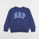 GAP - sweat bleu - 6/7 ans