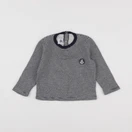 Petit Bateau - tee-shirt bleu - 18 mois