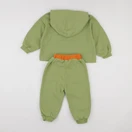 Gamin gamine - ensemble vert - 2 ans