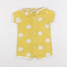 Petit Bateau - pyjama coton jaune - 12 mois