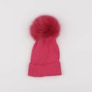 Moncler - bonnet rose - 5/6 ans