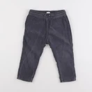 H&M - pantalon gris - 12/18 mois