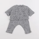 Vertbaudet - ensemble gris - 1 mois