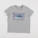 IKKS - tee-shirt gris - 2 ans
