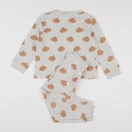 Monoprix - pyjama coton marron - 4 ans