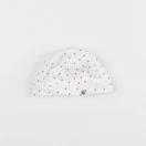 Petit Bateau - bonnet blanc, rouge - 1 mois