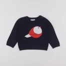 Jacadi - pull bleu - 18 mois
