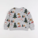 Vertbaudet - sweat imprimé au dos multicolore - 6 ans