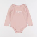 Vertbaudet - body rose - 36 mois