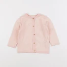 Vertbaudet - gilet rose - 9 mois