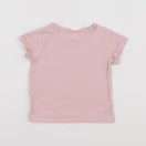 H&M - tee-shirt rose - 6 mois
