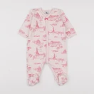 Petit Bateau - pyjama coton rose - 6 mois