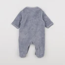 Vertbaudet - pyjama velours bleu - 1 mois