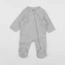 Vertbaudet - pyjama coton gris - 1 mois