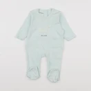 Vertbaudet - pyjama coton vert - 1 mois