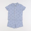 Monoprix - pyjama coton bleu - 4 ans