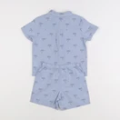 Monoprix - pyjama coton bleu - 4 ans