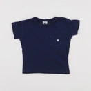 Petit Bateau - tee-shirt bleu - 3 mois