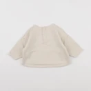 Petit Bateau - sweat beige - 6 mois