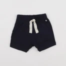 Petit Bateau - short bleu - 3 mois