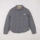 IKKS - manteau réversible bleu, beige - 12 ans